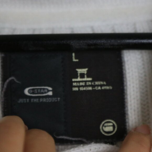 G-STAR RAW Women's Luca Shawl Collar Knit Jumper Sweater Size Large - Picture 4 of 9